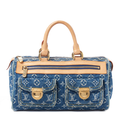 Louis Vuitton Monogram Denim Neo Speedy Blue 1 of 8