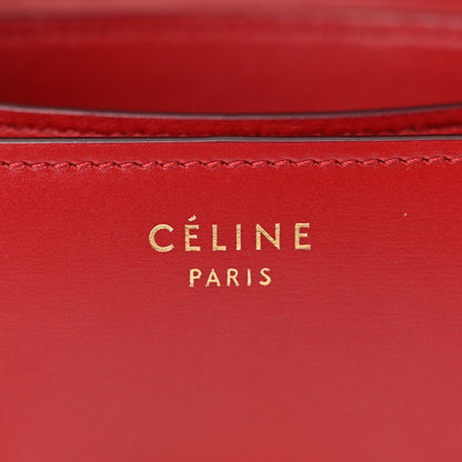 Celine Box Calfskin Small Classic Box Flap Bag Red 6 of 13