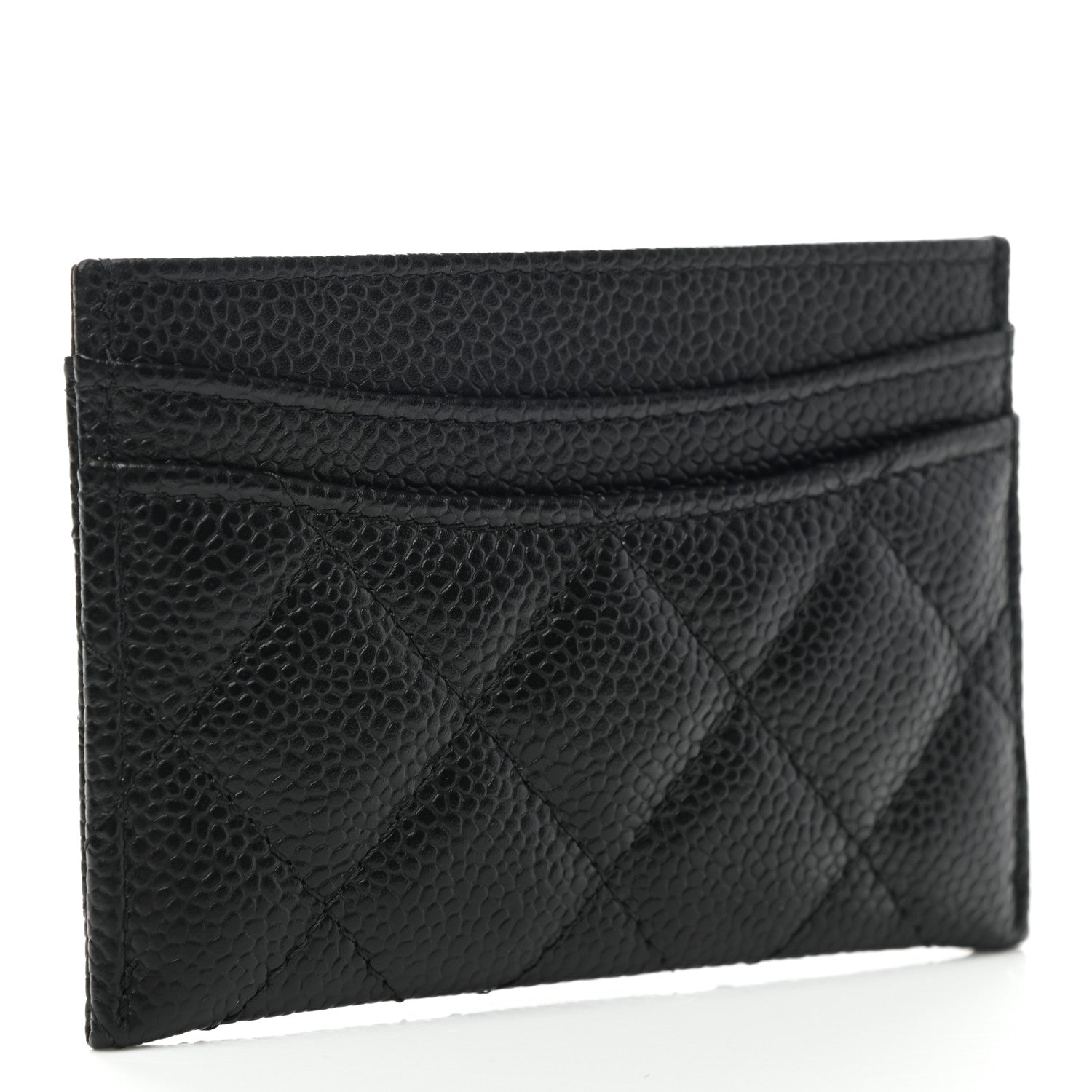 Chanel Caviar Quilted Card Holder Black 3 of 9