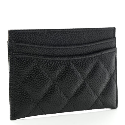 Chanel Caviar Quilted Card Holder Black 3 of 9
