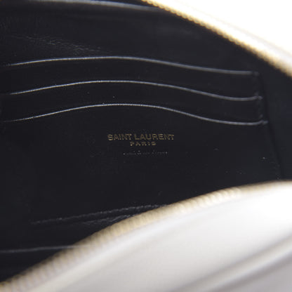 Saint Laurent Grain De Poudre Matelasse Monogram Mini Lou Camera Bag Crema Soft 6 of 10