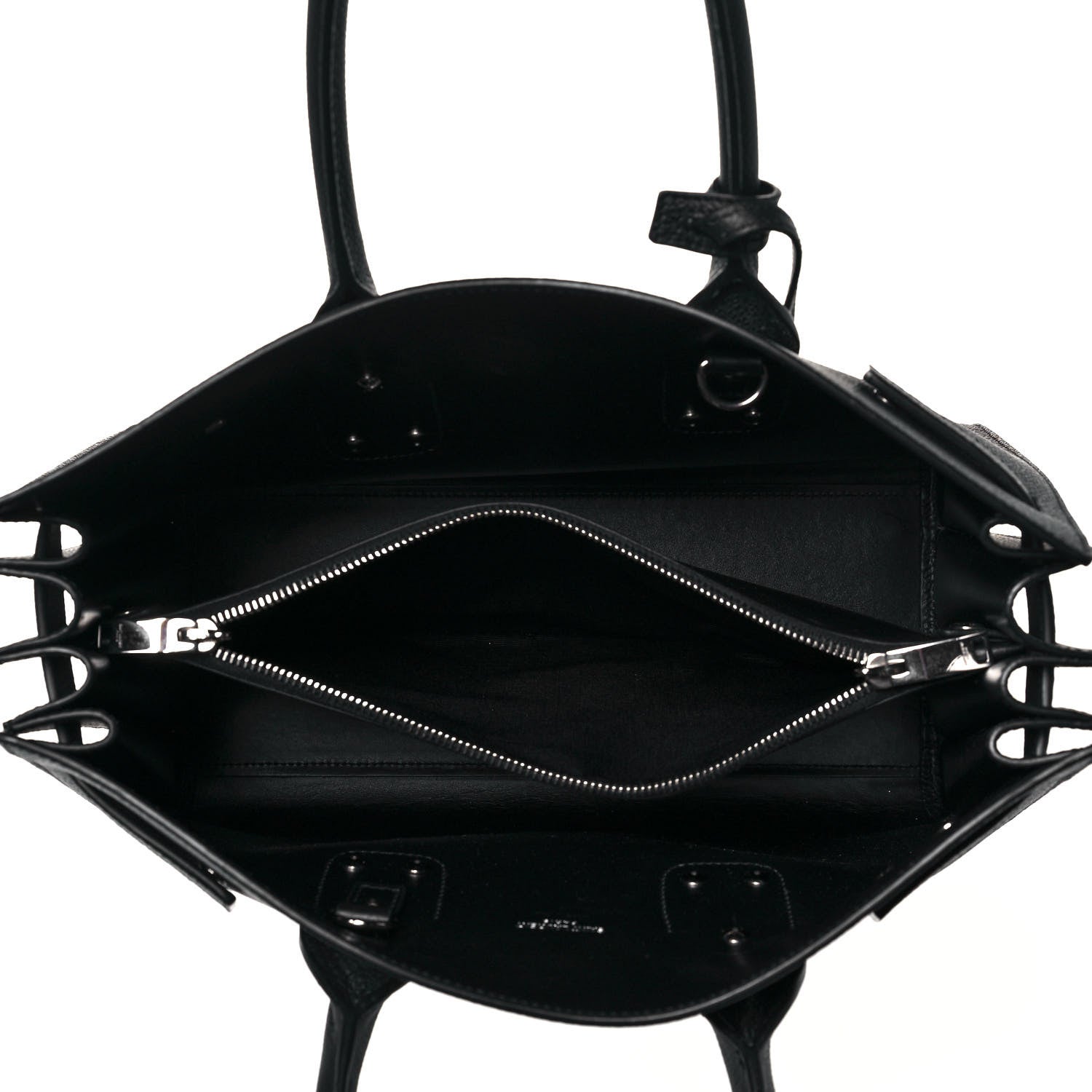Saint Laurent Grained Calfskin Small Sac De Jour Black 9 of 14