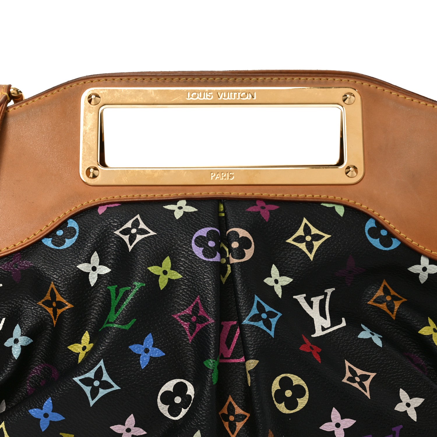 Louis Vuitton Monogram Multicolor Judy MM Black 7 of 9