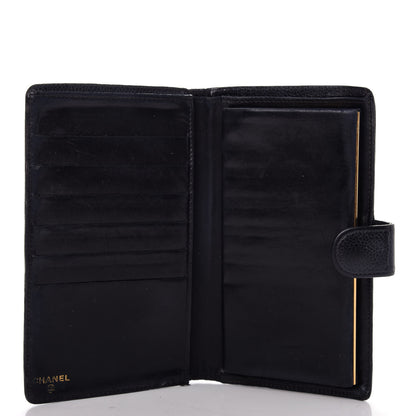 Chanel Caviar Timeless CC French Wallet Black 5 of 10