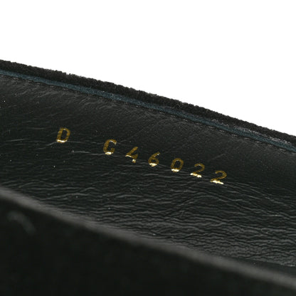 Chanel Velvet Strass CC Bow Mary Jane Flats 36 Black 9 of 10