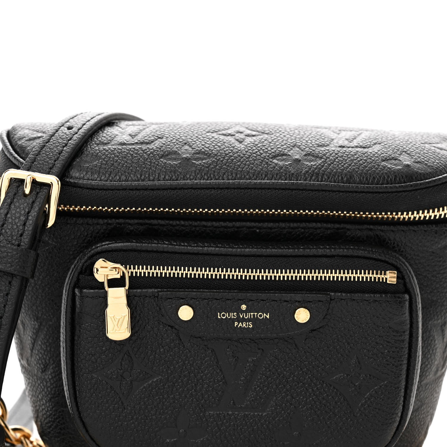 Louis Vuitton Empreinte Mini Bumbag Black 7 of 9