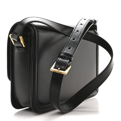 Saint Laurent Box Calfskin Monogram Medium Solferino Satchel Black 3 of 10