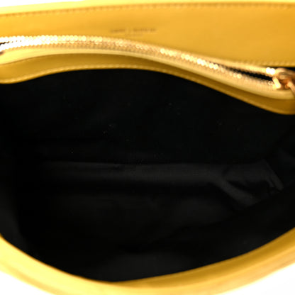 Saint Laurent Suede Y Quilted Monogram Medium Loulou Chain Satchel Chartreuse 5 of 11