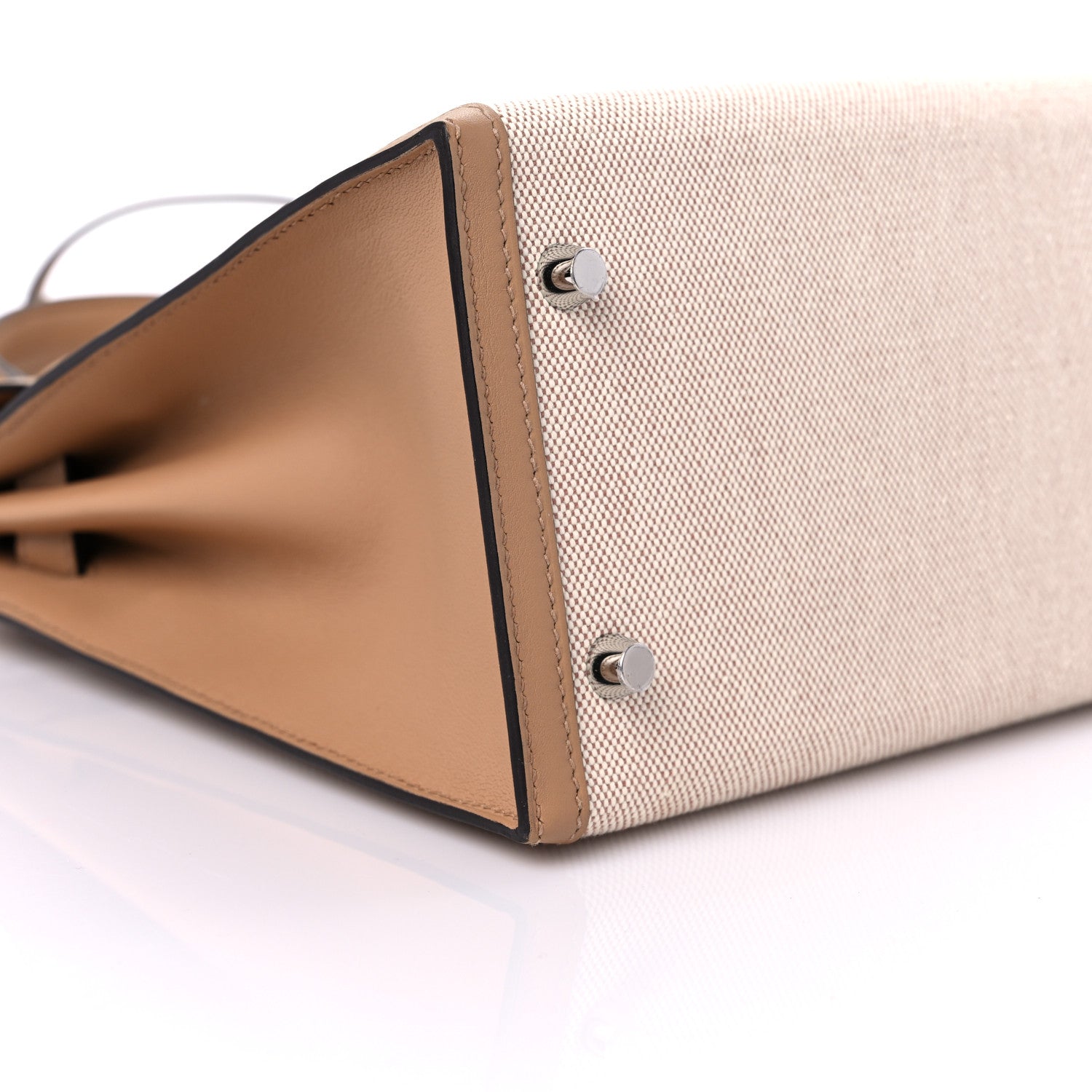 Hermes Toile H Swift Kelly Sellier 28 Ecru Chai 7 of 10