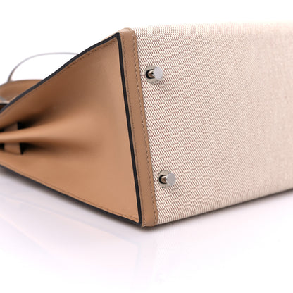 Hermes Toile H Swift Kelly Sellier 28 Ecru Chai 7 of 10
