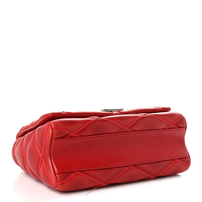 Louis Vuitton Lambskin Malletage GO-14 PM Red 4 of 11