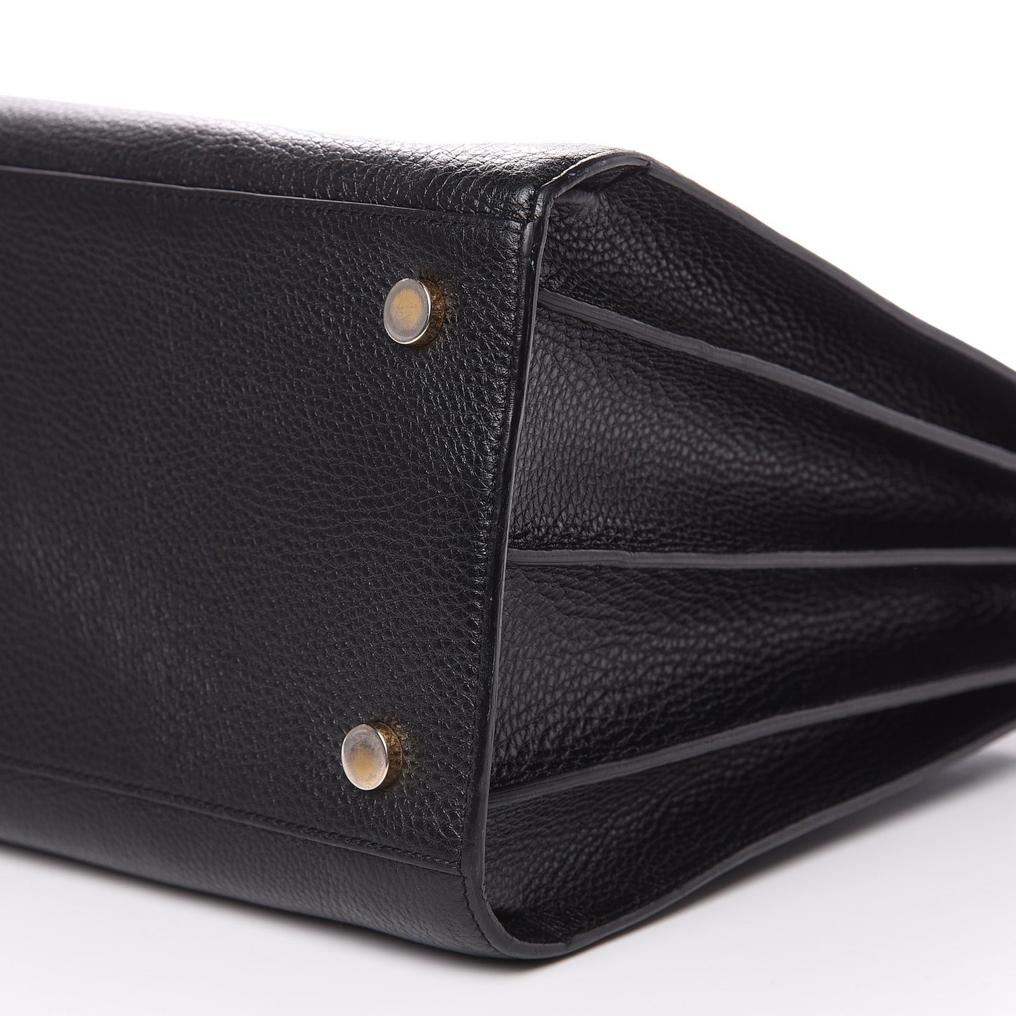 Grained Calfskin Large Sac De Jour Carryall Black