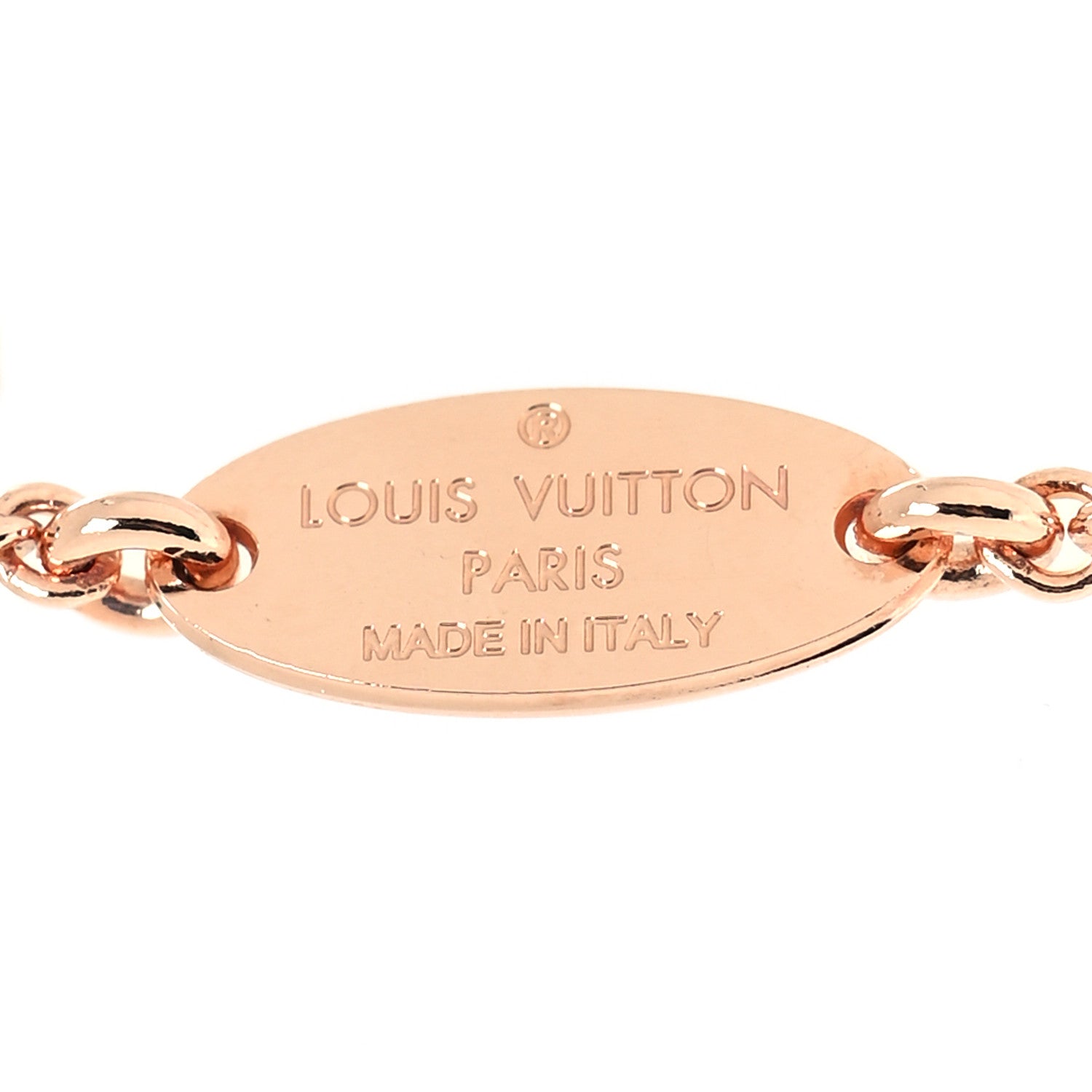Louis Vuitton Essential V Necklace Rose Gold 5 of 6