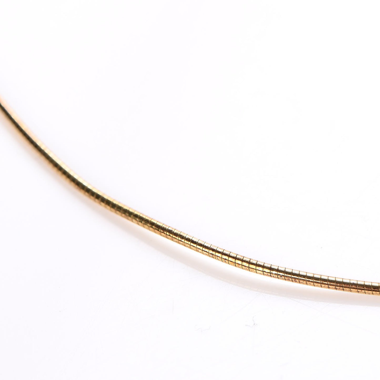 Gold Lacquered Cage d'H Pendant Necklace Orange