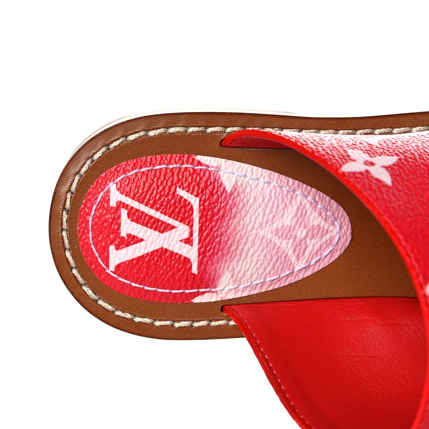 Louis Vuitton Monogram Escale Palma Sandals 36 Rouge 7 of 9
