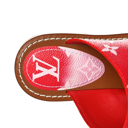 Louis Vuitton Monogram Escale Palma Sandals 36 Rouge 7 of 9