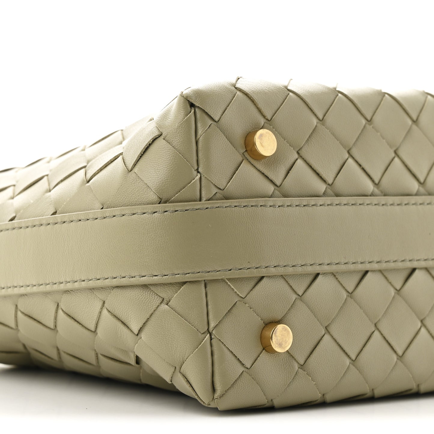 Calfskin Nappa Intrecciato Mini Wallace Travertine