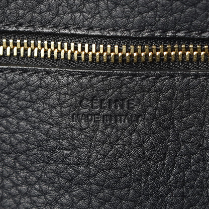 Celine Crisped Calfskin Mini Tie Knot Tote Black 6 of 12