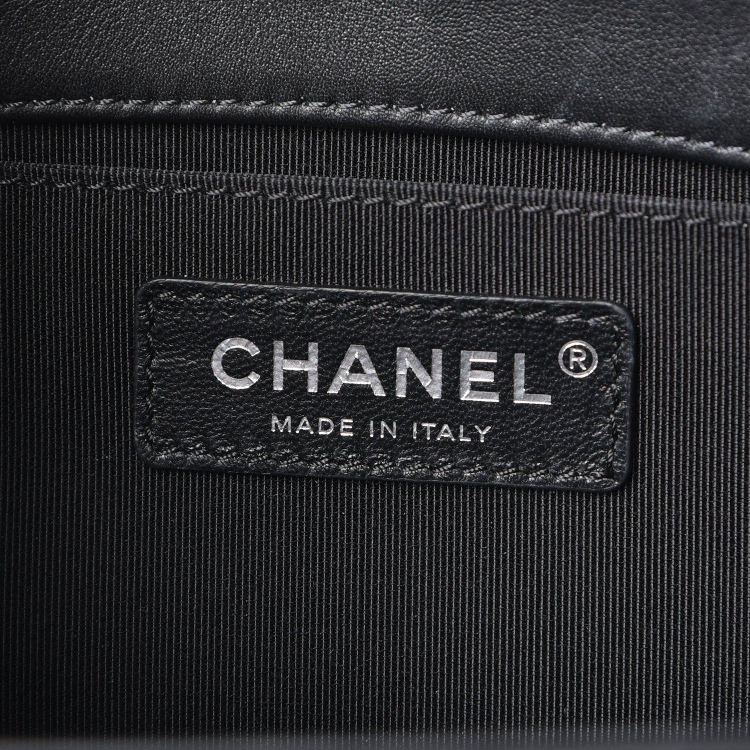 Chanel Calfskin Quilted Medium Boy Flap Black 7 of 9