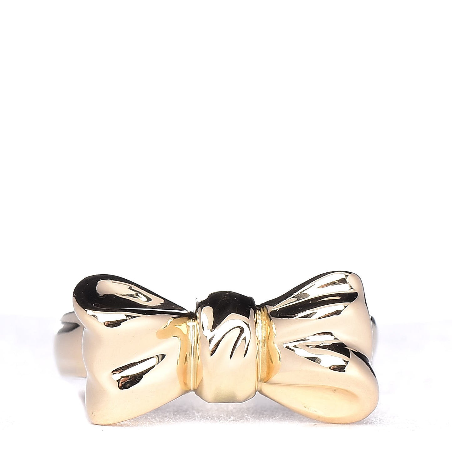 18K Yellow Gold Bow Ring 48 4.5