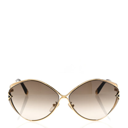 Louis Vuitton Metal Laurel Sunglasses Z0410U Brown Glitter 2 of 7