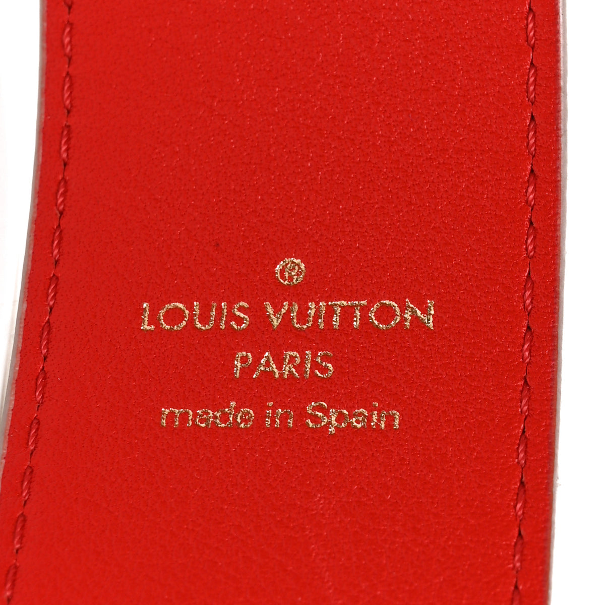 Monogram Bandouliere Shoulder Strap Red