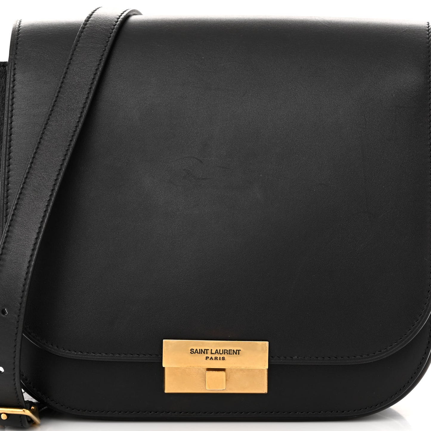 Calfskin Betty Messenger Black