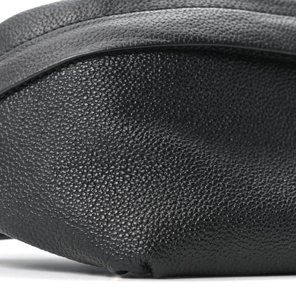 Gucci Grained Calfskin Embossed GG Monogram Belt Bag 100 40 Black 10 of 11