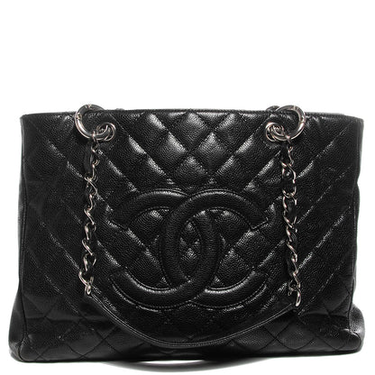 Chanel Caviar Grand Shopping Tote GST Black 1 of 7