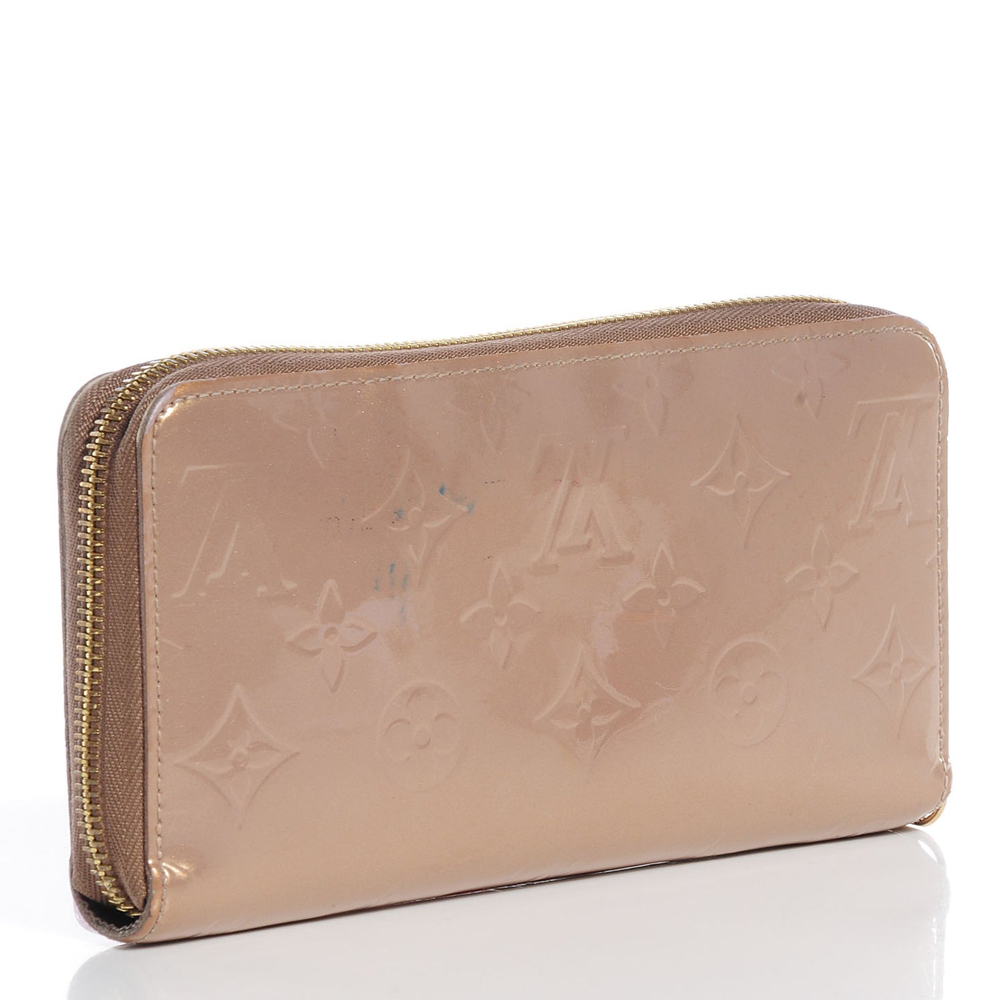 Vernis Zippy Wallet Beige Poudre