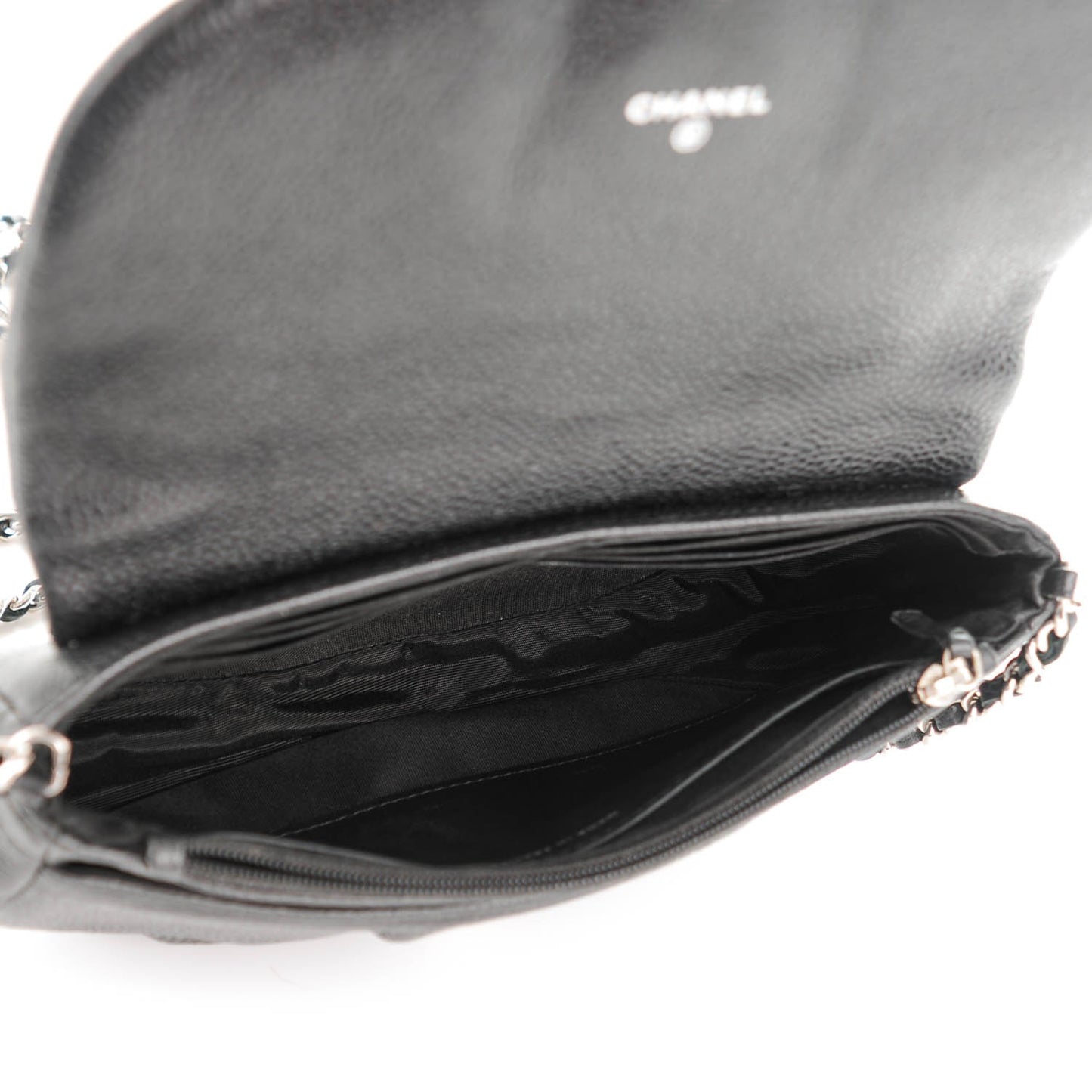 Caviar Half Moon Wallet On Chain WOC Black