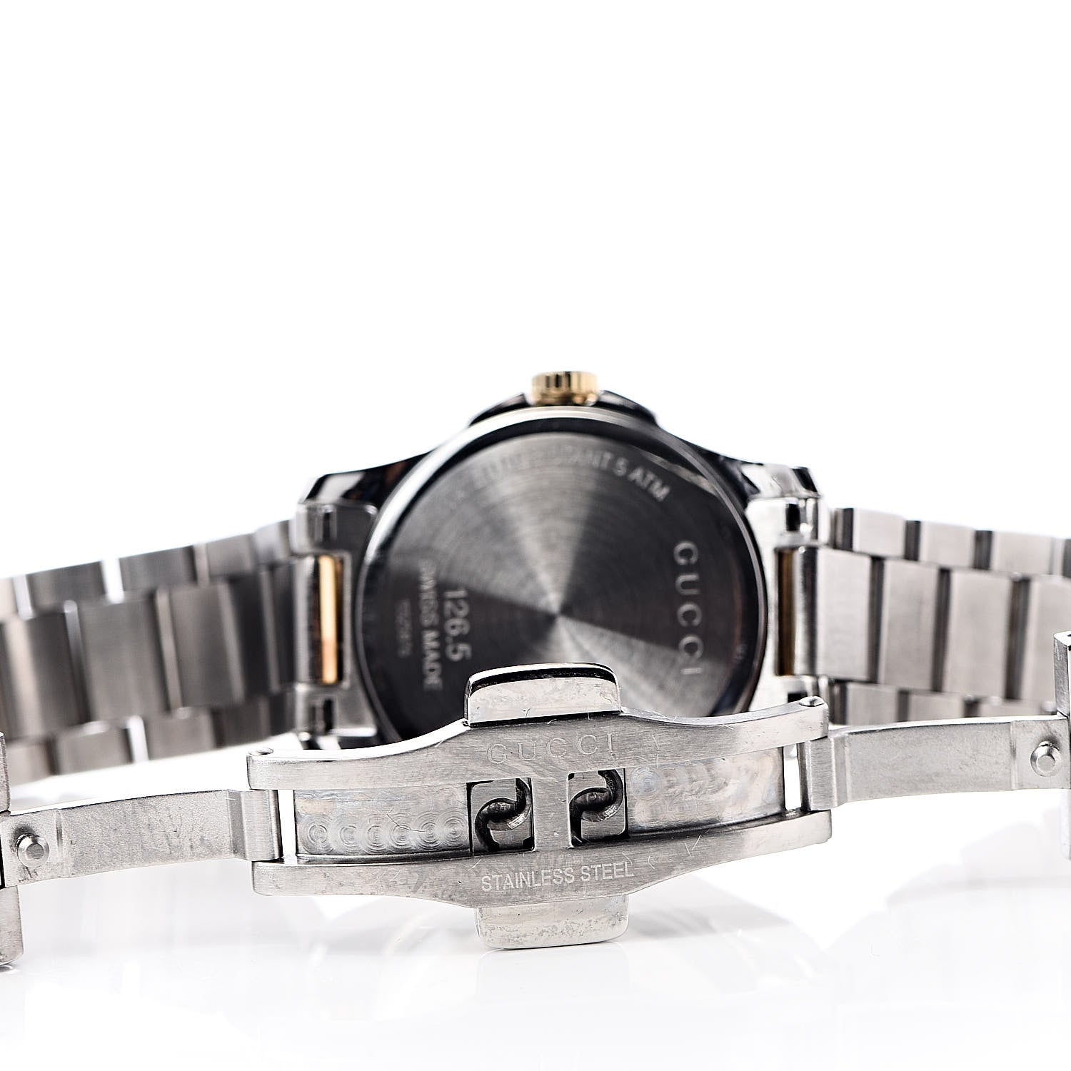 Gucci Stainless Steel 28mm G-Timeless Two Tone Quartz Watch 6 of 7