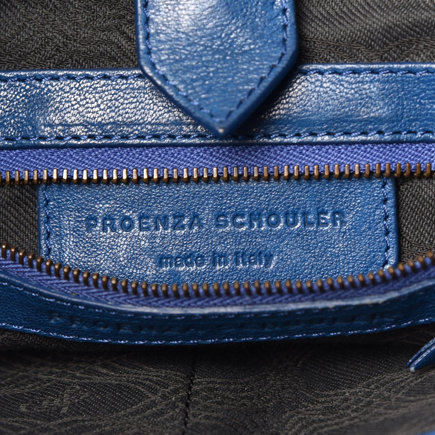 Proenza Schouler Lambskin PS1 Tote Peacock 6 of 12