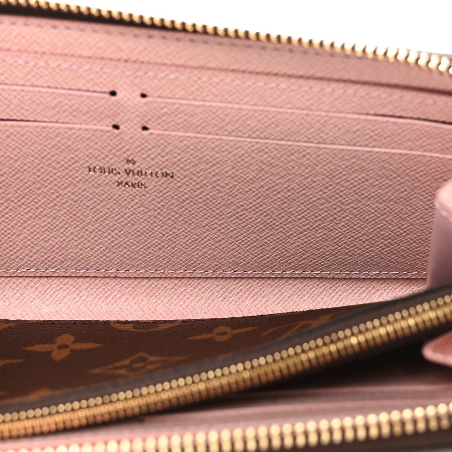 Louis Vuitton Monogram Clemence Wallet Rose Ballerine 5 of 6