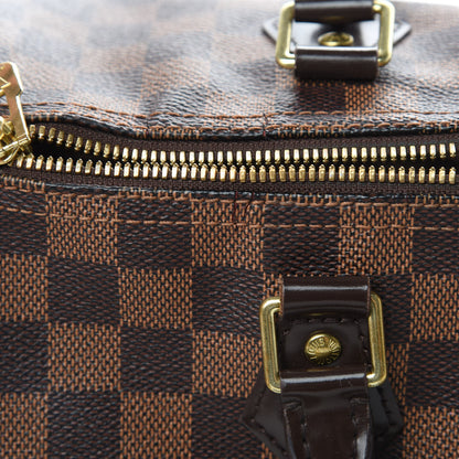Louis Vuitton Damier Ebene Speedy Bandouliere 30 19 of 19