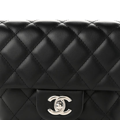 Chanel Calfskin Quilted CC Uniform Flap Belt Bag Black 9 of 11