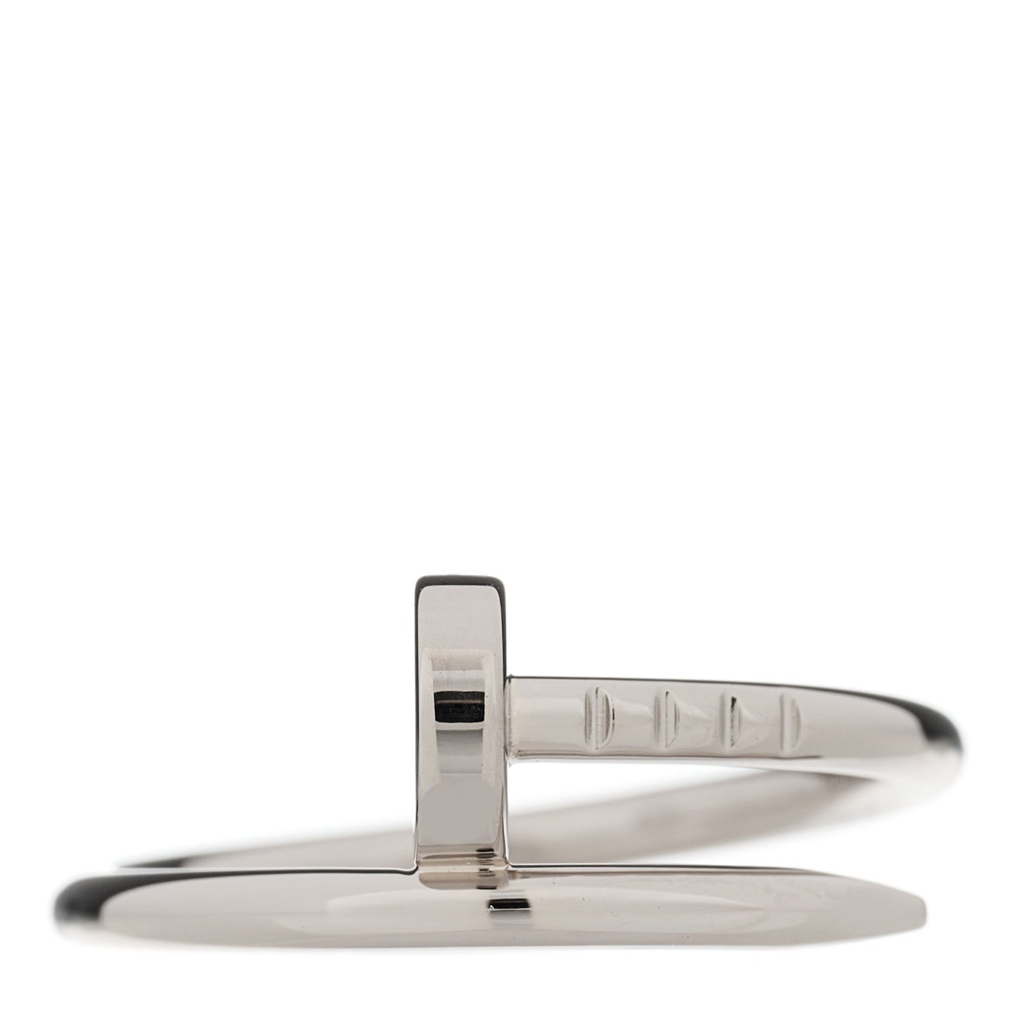 18K White Gold Small Juste Un Clou Ring 48 4.5