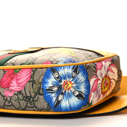 Gucci GG Supreme Monogram Flora Medium Ophidia Belt Bag Beige Multicolor Crop 10 of 11