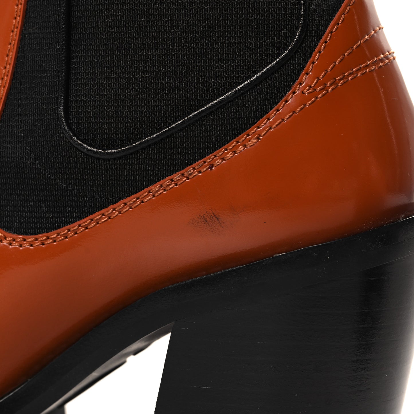 Patent Monogram Limitless Ankle Boots 38 Cognac