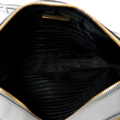 Prada Vitello Phenix Camera Bag Granito 6 of 11