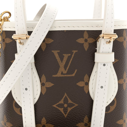 Louis Vuitton Monogram LV Match Nano Bucket Bag White 8 of 12