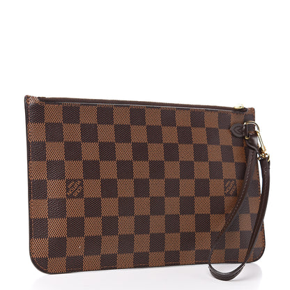 Louis Vuitton Damier Ebene Neverfull MM GM Pochette 2 of 8
