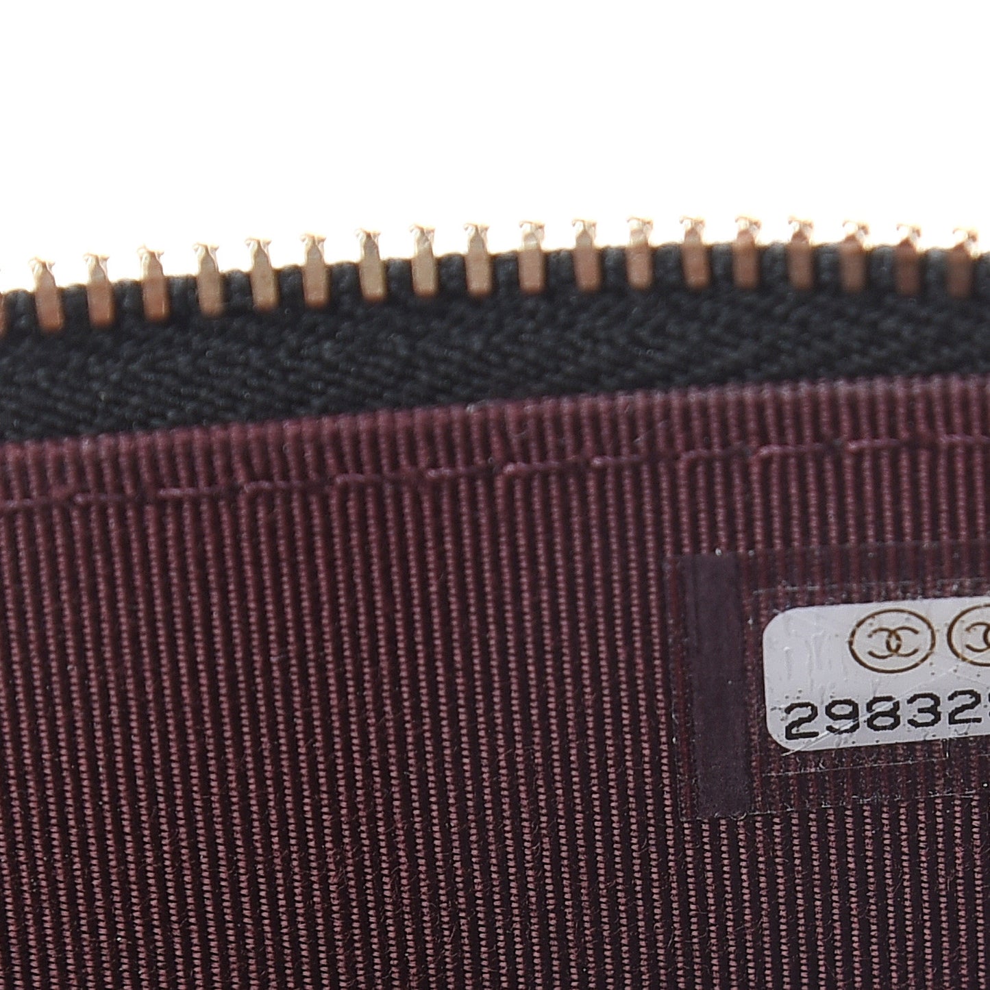 Caviar Quilted Small Vanity Case With Chain Black