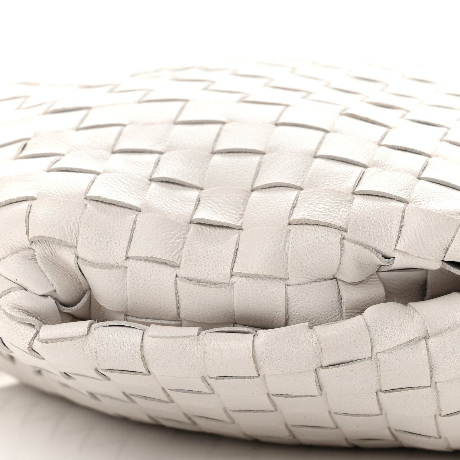 Bottega Veneta Nappa Intrecciato Small Bulb White 9 of 10