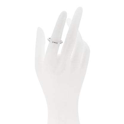Tiffany Platinum Diamond Bezet Band Ring 52 6 2 of 4