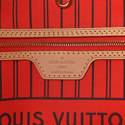 Louis Vuitton Monogram Jungle Dots Neo Neverfull MM Coquelicot Denim 6 of 11