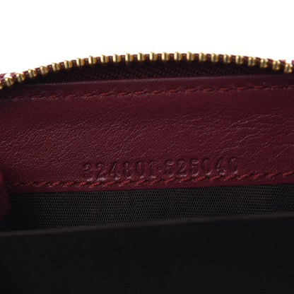 Gucci Guccissima Zip Around Card Case Red 7 of 7