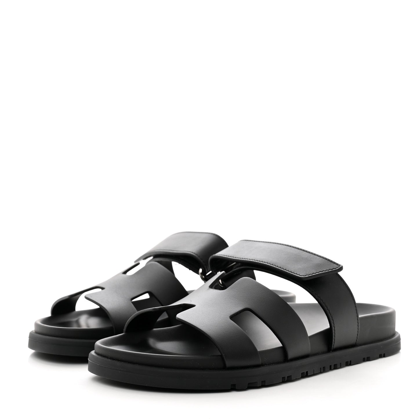 Calfskin Womens Chypre Sandals 37 Black