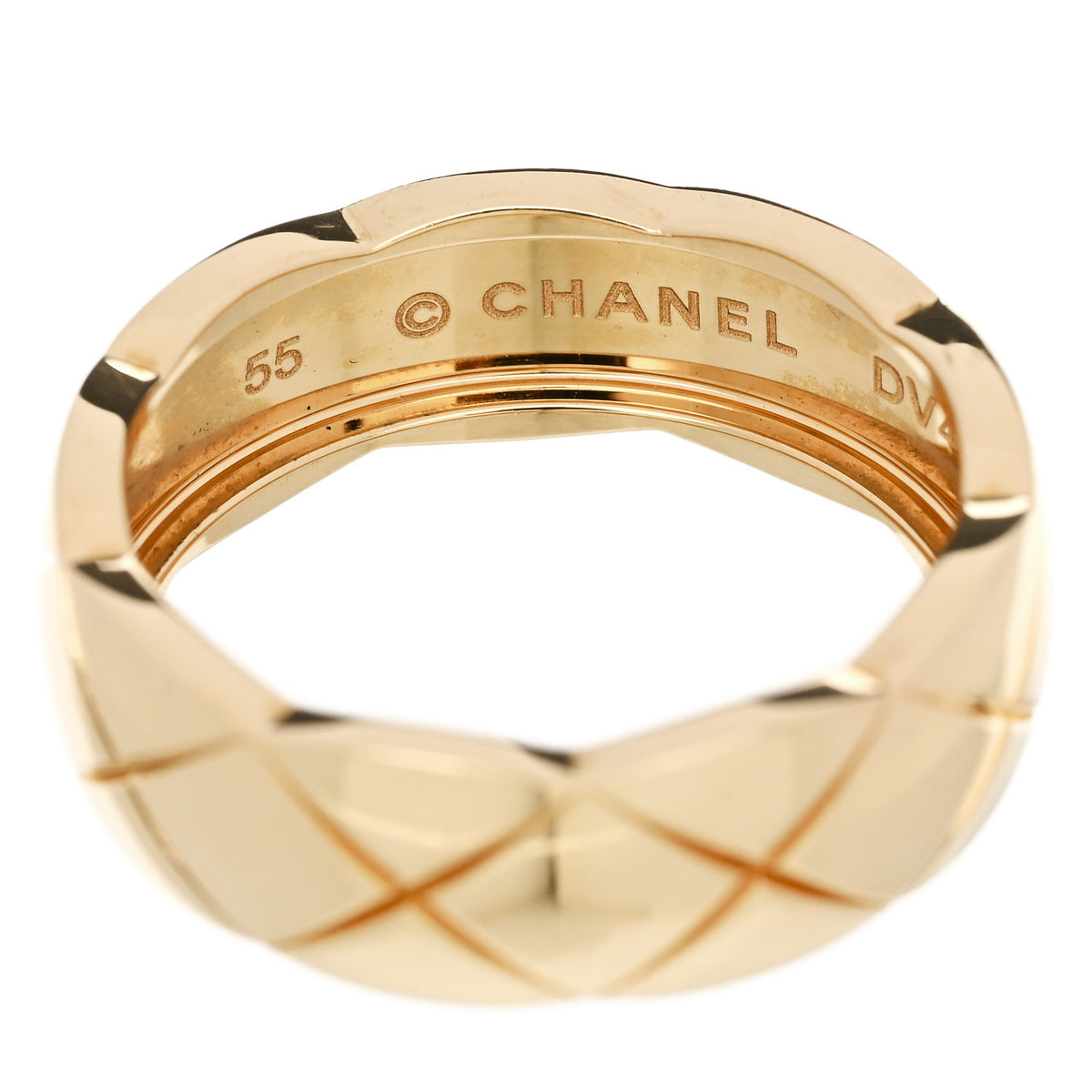 18K Yellow Gold Small Coco Crush Ring 55 7.25
