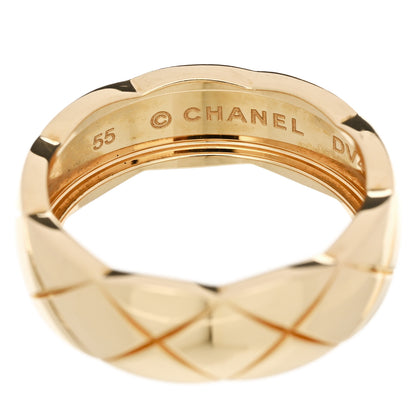 Chanel 18K Yellow Gold Small Coco Crush Ring 55 7.25 4 of 6
